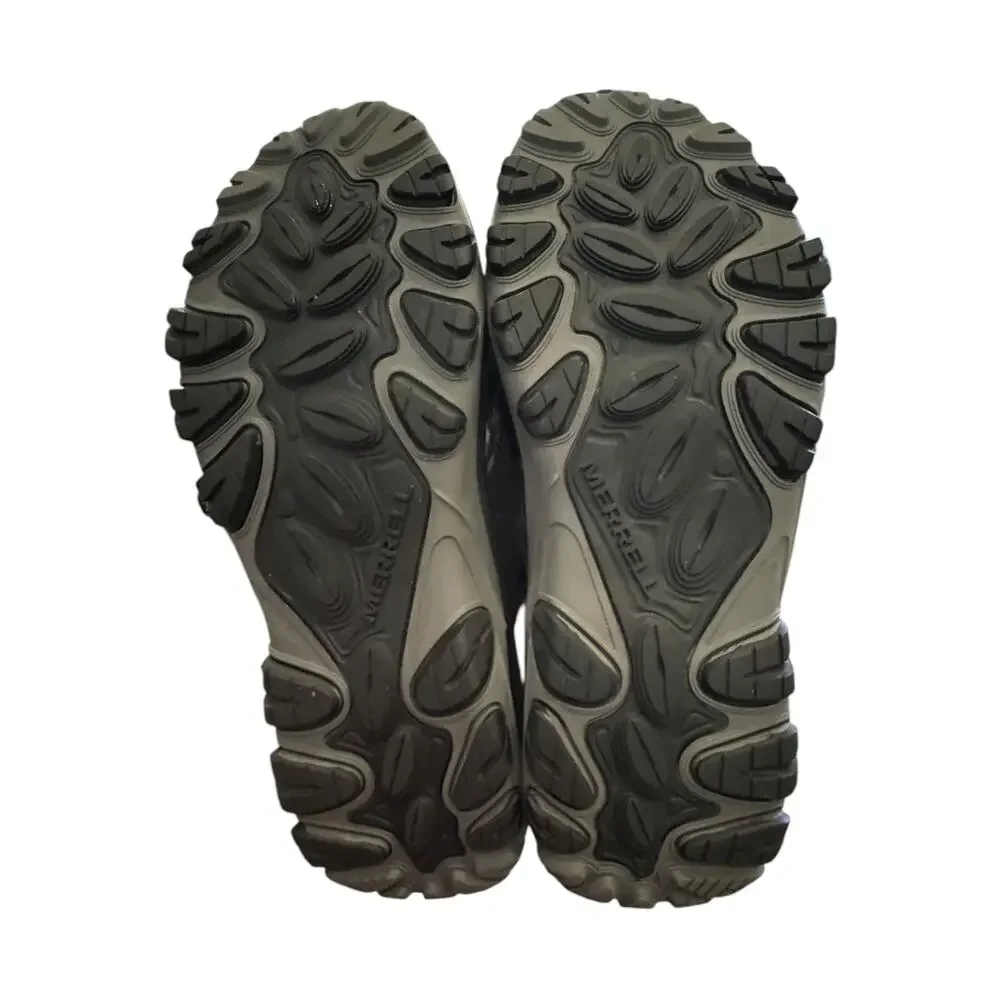 Merrell Mens Encore Slide Black Suede Mesh Comfort Sandals Size 11